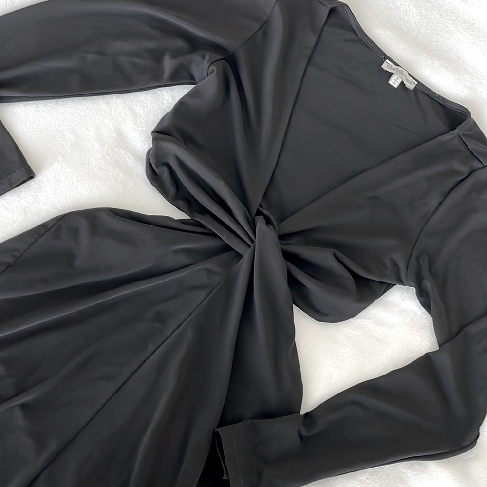 Charlotte Russe Long Sleeve Black Dress